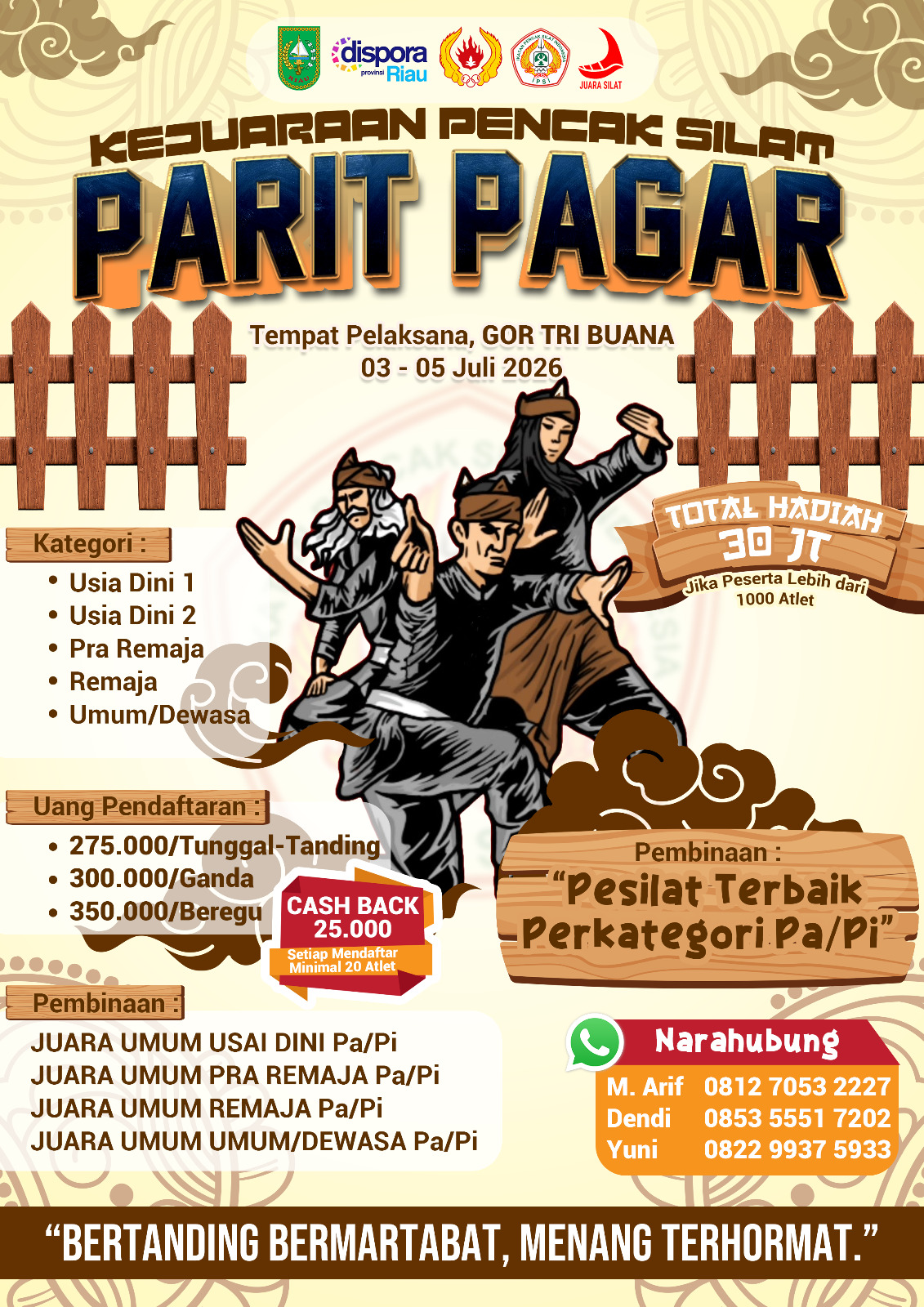 KEJUARAAN PENCAK SILAT PARIT PAGAR